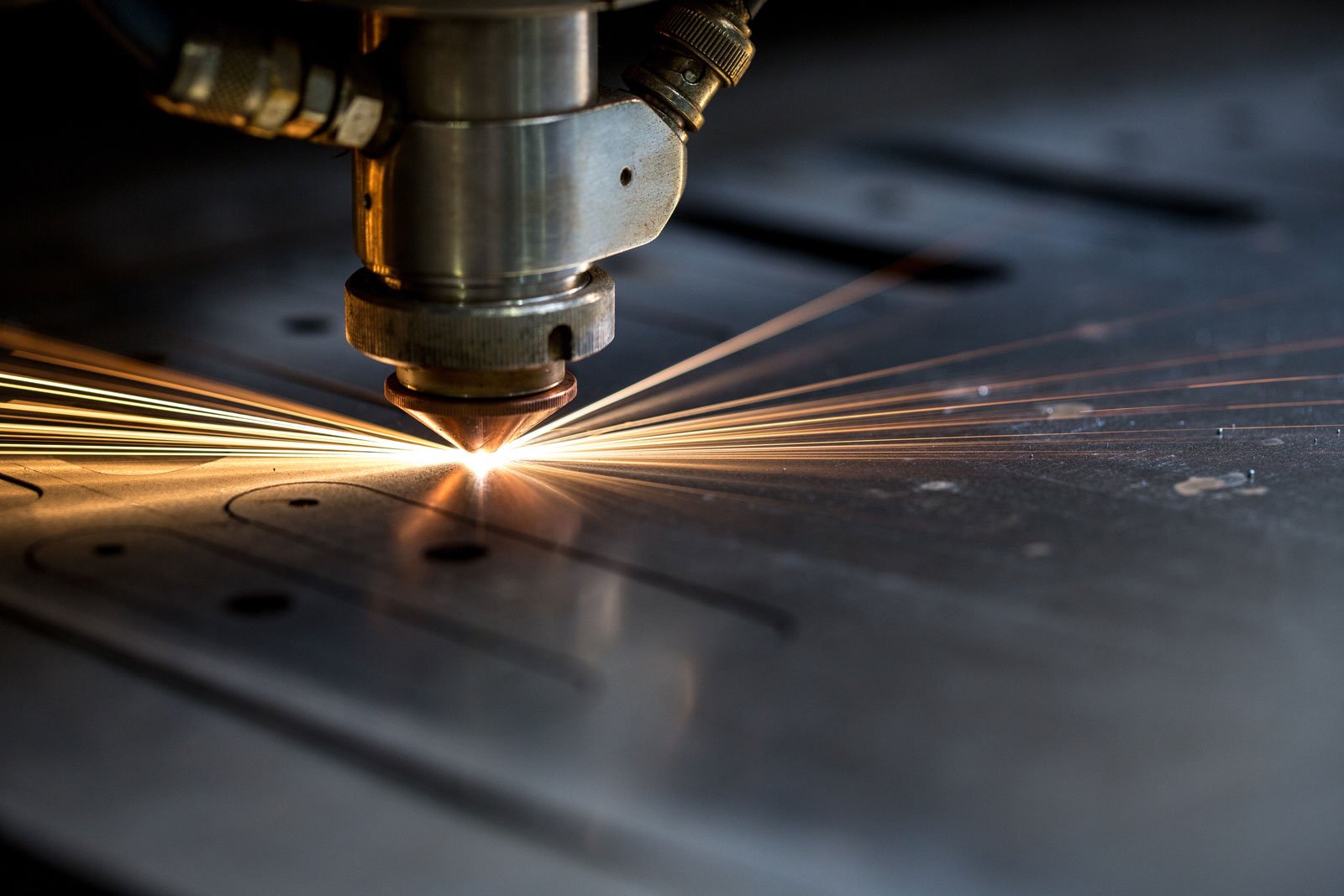 laser cutting close up icon