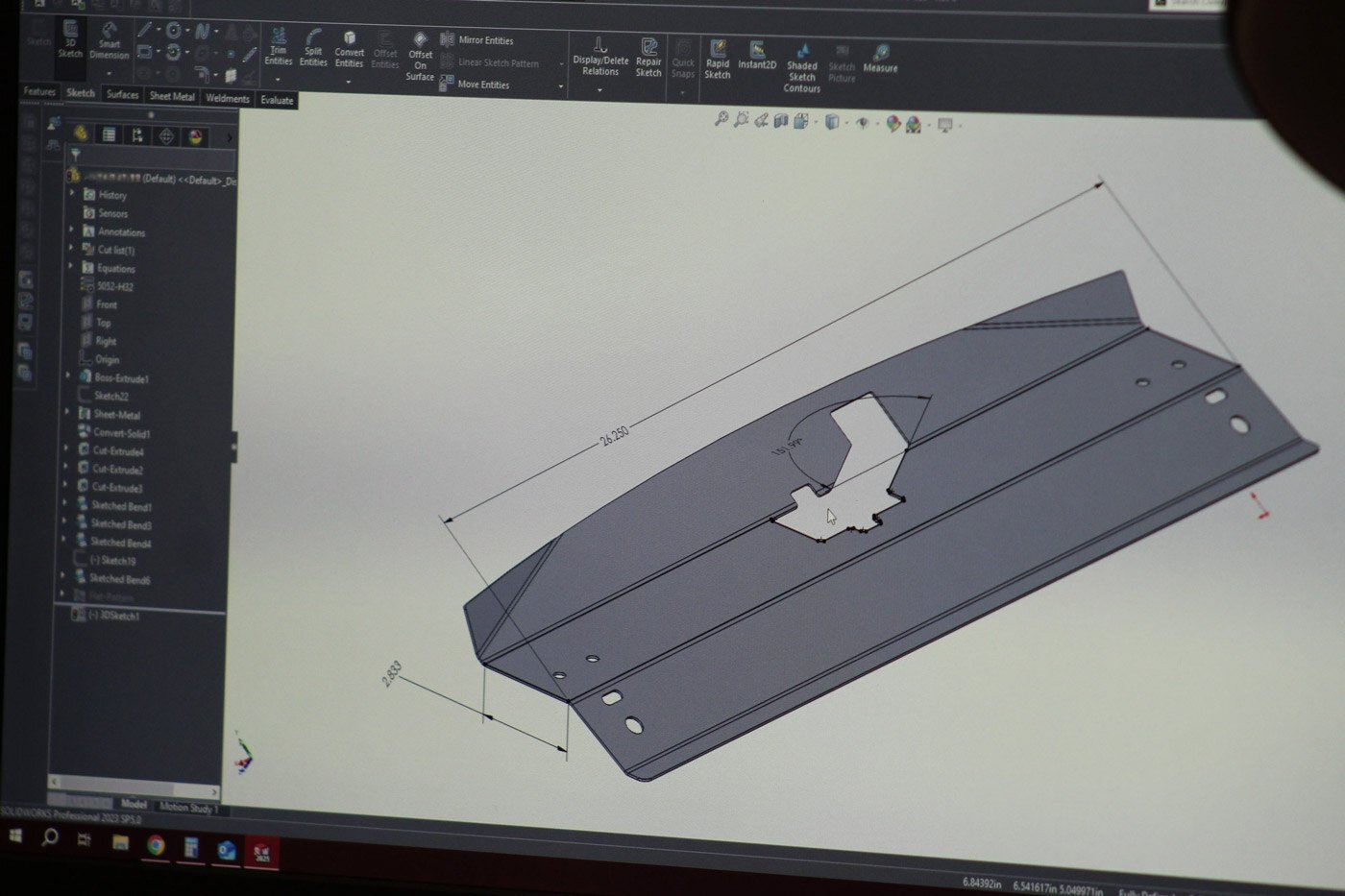 CAD on computer screen icon