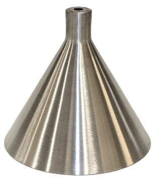 Narrow-mouthed stainless steel funnels 