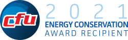 CFU Energy Conservation Award logo 2021
